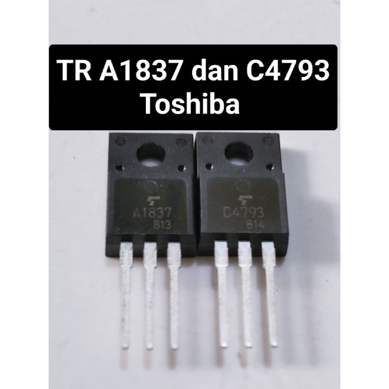 Transistors A1837 + C4793 TO-220F - Lot De 5 Paires Pour Amplificateurs Audio