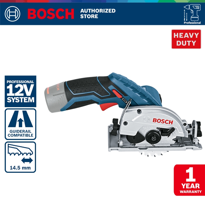 Bosch Cordless Circular Saw Gergaji Sirkel Baterai 12Volt GKS 12 V-Li