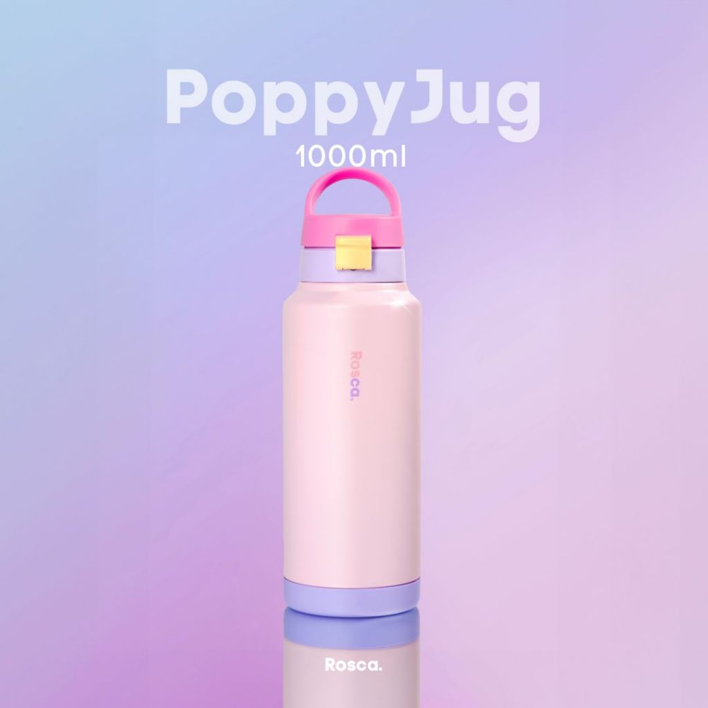 Jual Rosca Poppyjug Tumbler Stainless Liter Botol Minum Liter Tahan