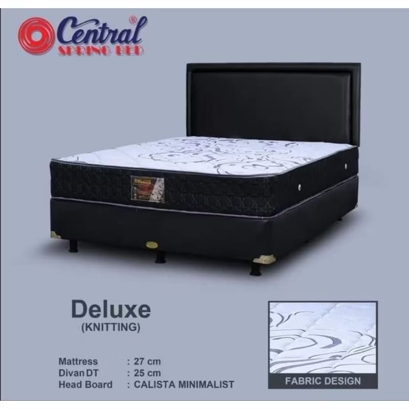 Jual Bed Set Springbed Central Deluxe ALL SIZE - Full Set Central ...