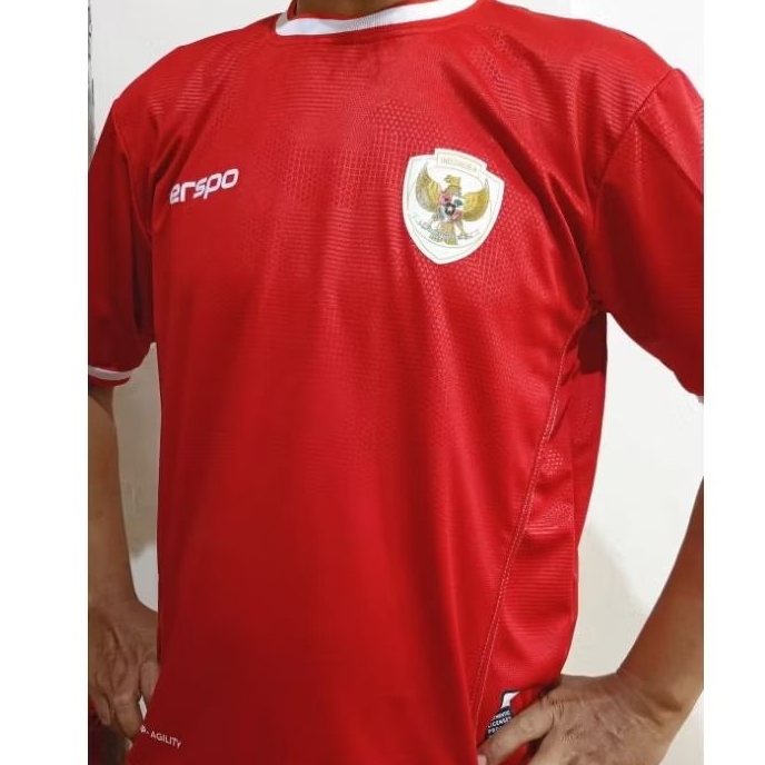 Jual JERSEY TIMNAS INDONESIA ER5PO bhn EMBOSS MATTE REPLIKA GRADE ORI ...