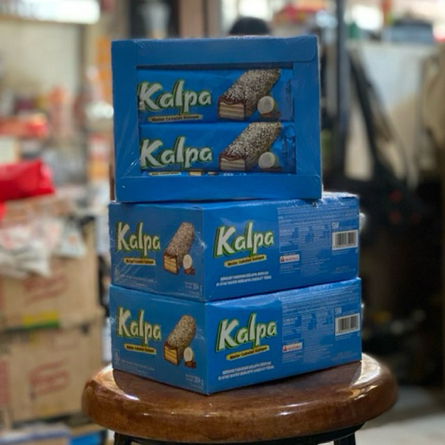 Jual KALPA WAFER COKELAT KELAPA 22gr (BOX) | Shopee Indonesia