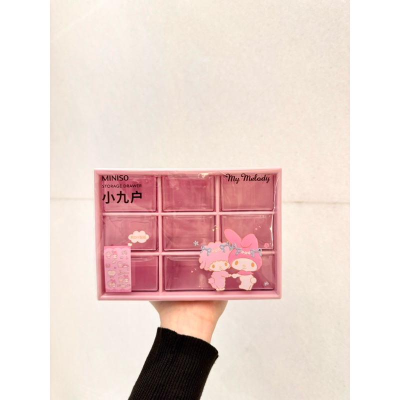 Jual Miniso Storage Drawer My Melody Sanrio NEW lucu bagus jewellery ...