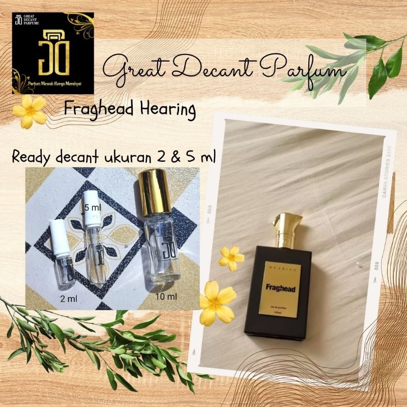 Jual Fraghead Hearing Parfum Decant | Shopee Indonesia