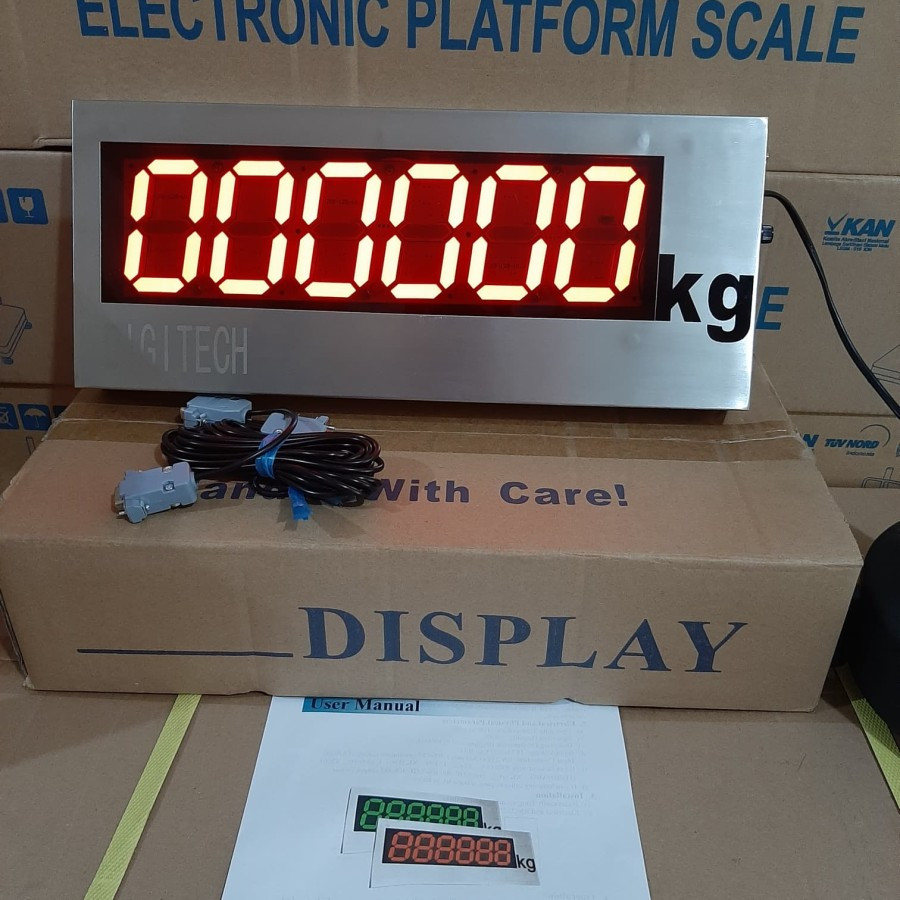 Jual External Display Stainless 3 Inch / Layar Display Digitech 3 ...
