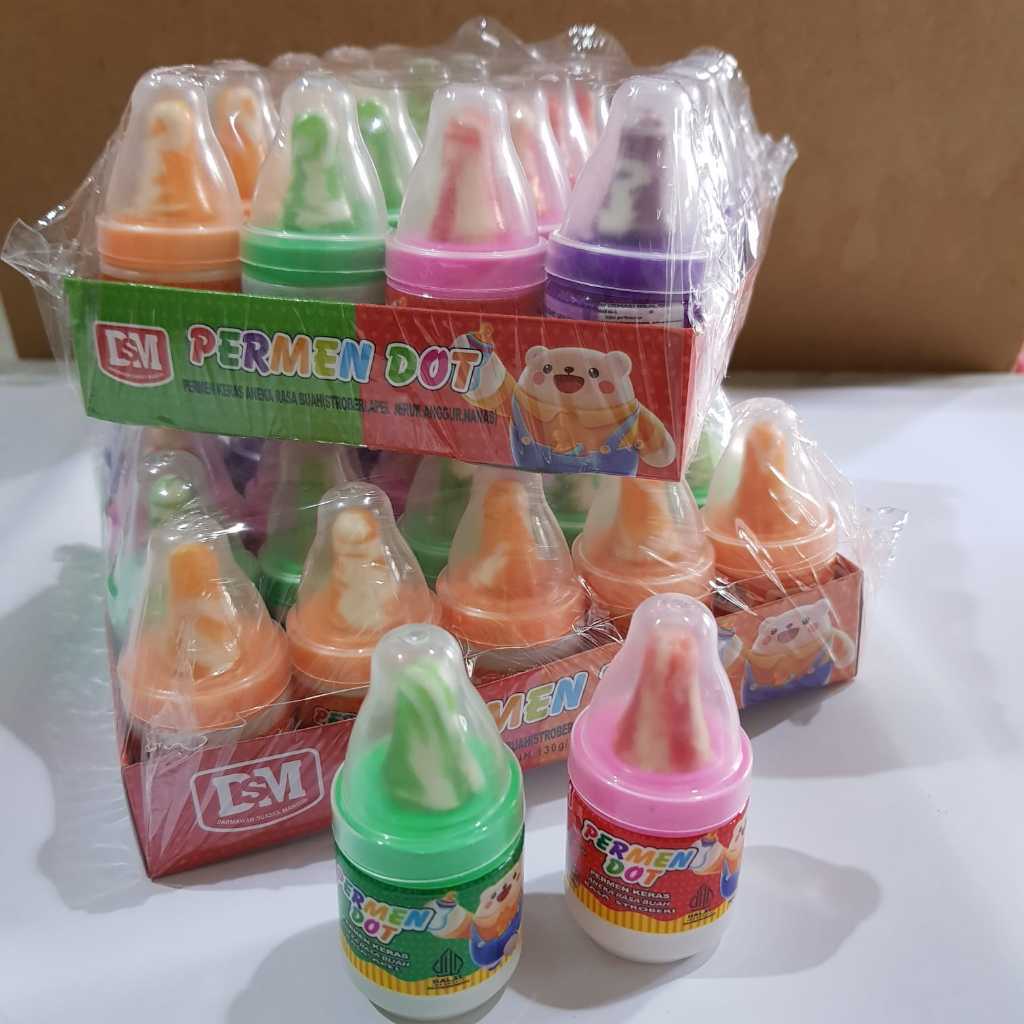 Jual Permen Dot Botol Susu Aneka Rasa Buah Viral | Shopee Indonesia