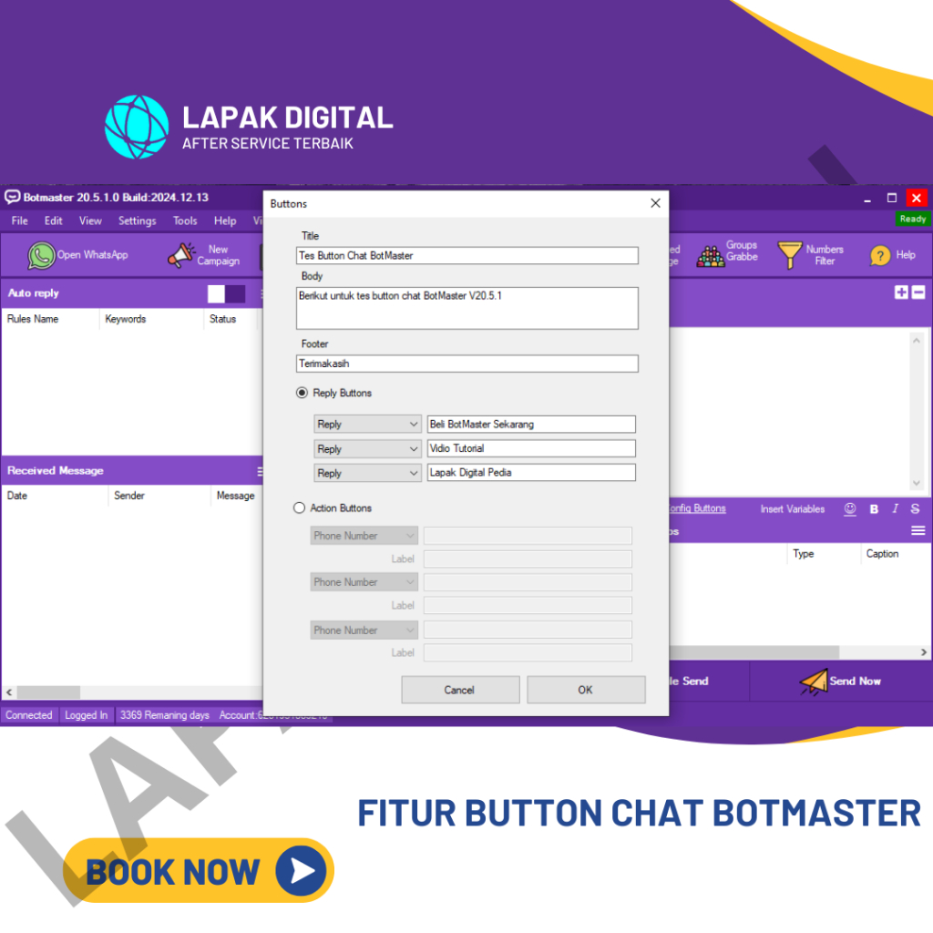 Jual Software Botmaster Message Sender Tools | Shopee Indonesia