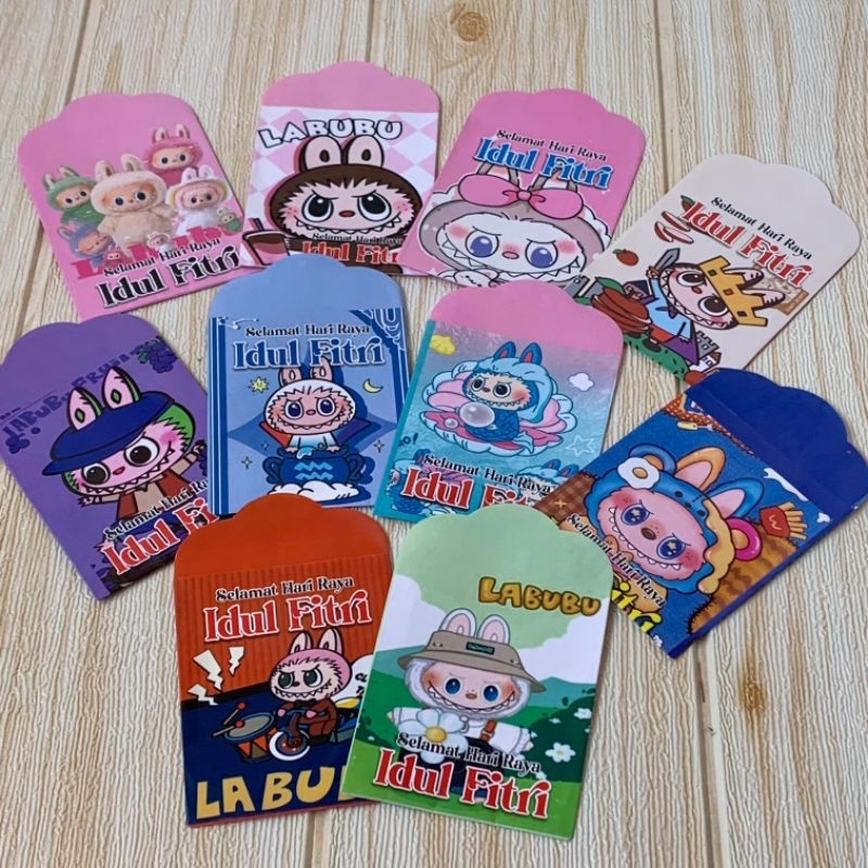Jual Exclusive LABUBU Series || Bebas Pilih Motif || Amplop Lebaran ...