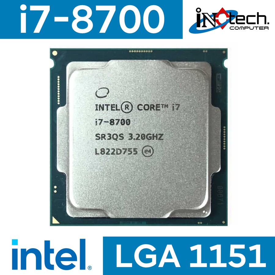Jual Intel Core i7 8700 Tray Coffee Lake LGA1151 CPU Processor 6