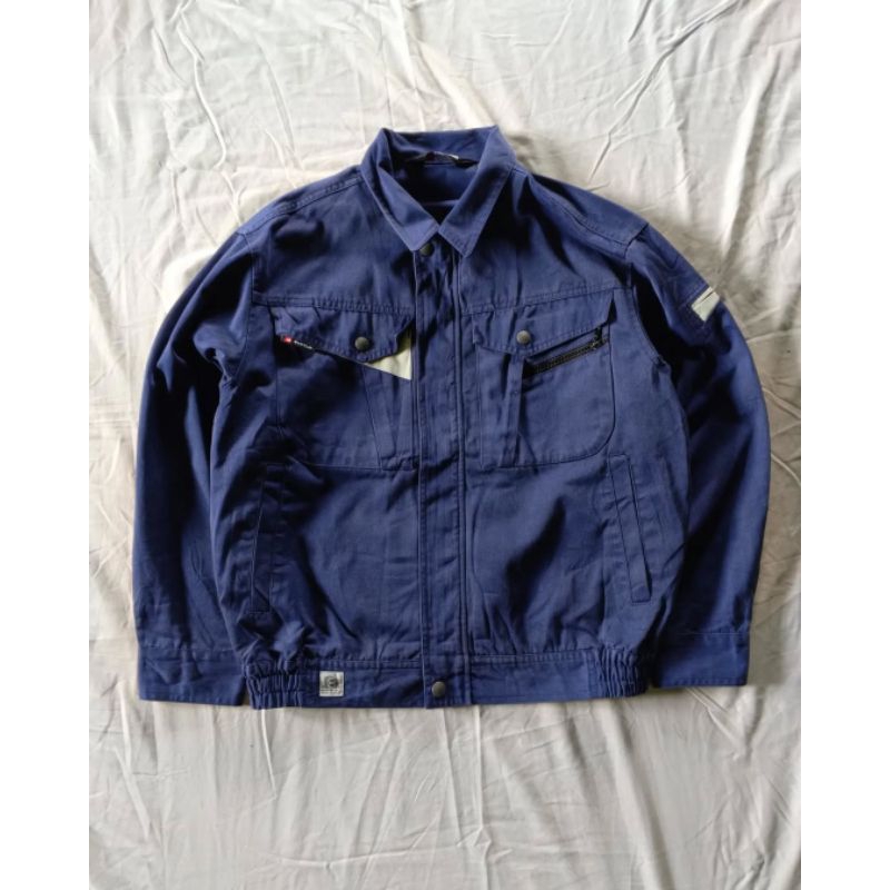 Jual VINTAGE WORK JACKET By BURTLE | Shopee Indonesia