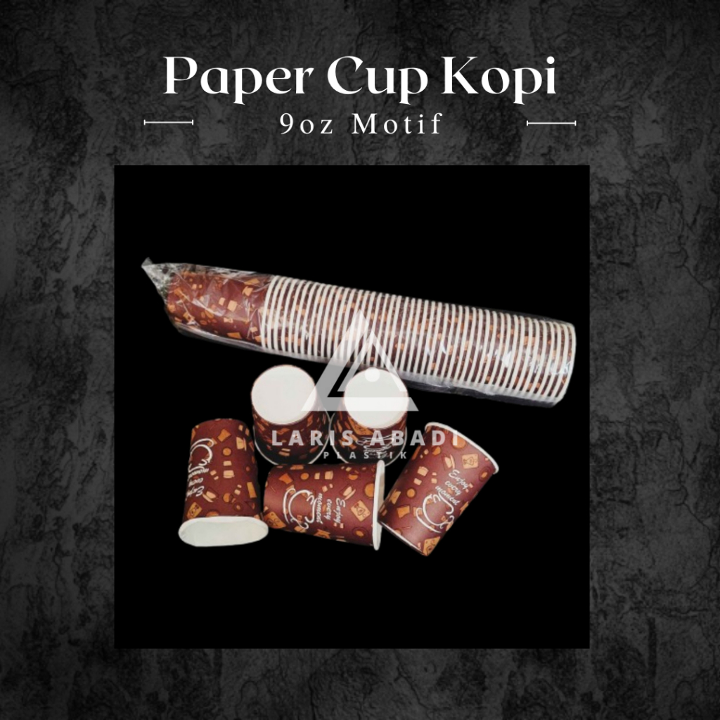 Jual (1pack) Paper Cup Tebal Gelas Kopi Kertas Gelas Kertas ( Tanpa ...