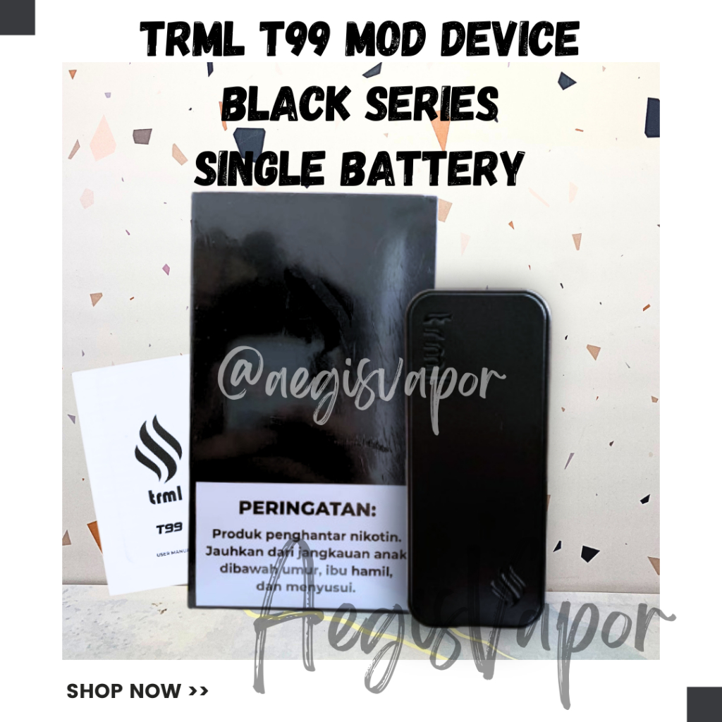 Jual TRML T99 Device Only Black Phanter [ Single Battery] | Shopee ...