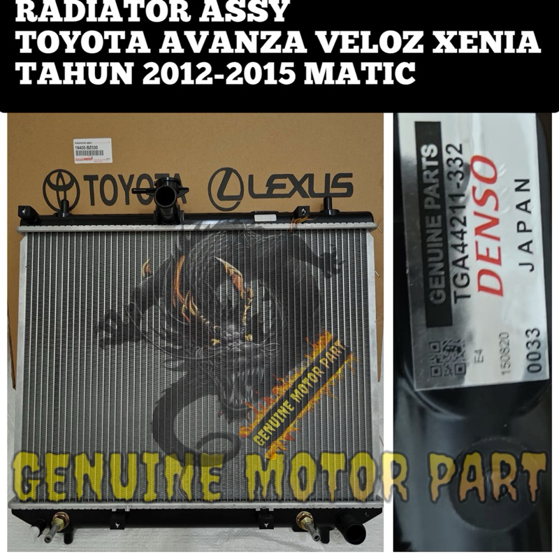 Jual RADIATOR ASSY TOYOTA AVANZA VELOZ XENIA MATIC TAHUN 2012-2015 ...