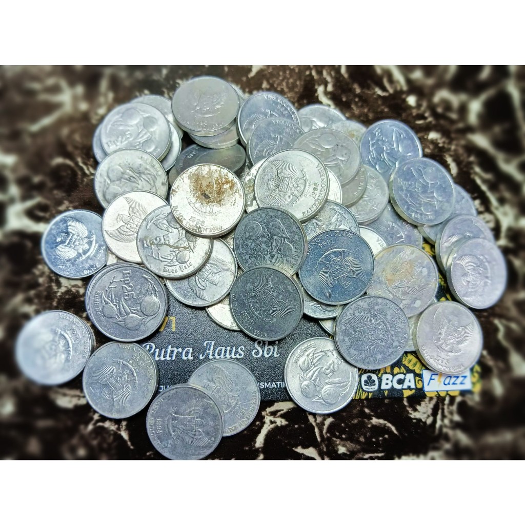 Jual uang 25 rupiah buah pala ory sesuai foto | Shopee Indonesia