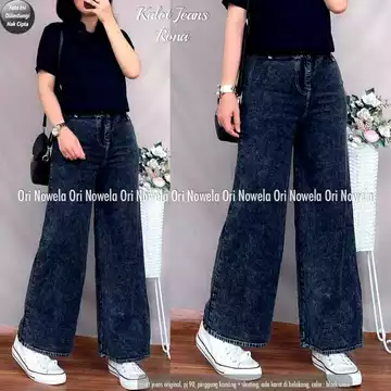 Kulot Moza Jeans Wanita Premium Bahan Lembut