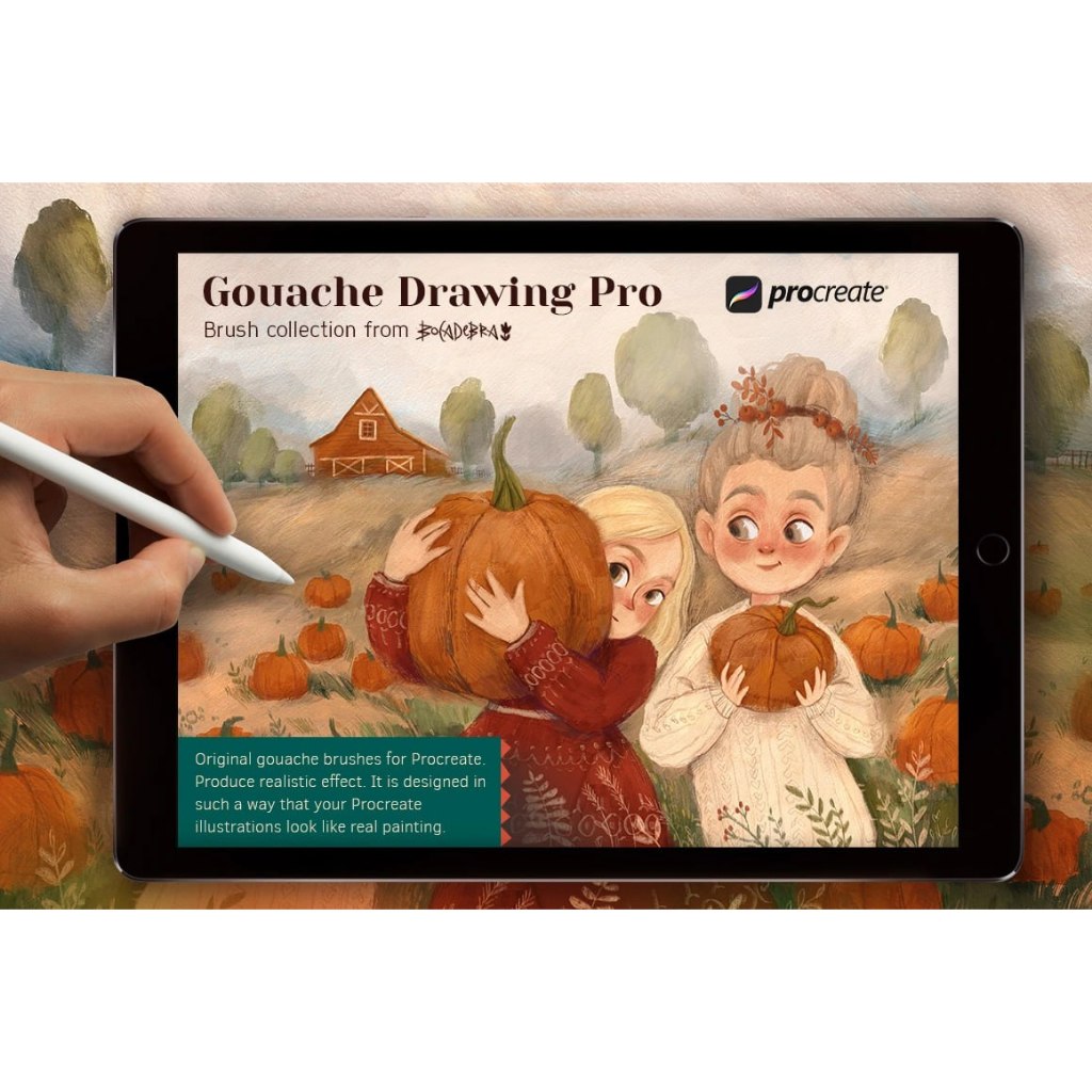 Jual Procreate Brush - Gouache Drawing Pro | Shopee Indonesia
