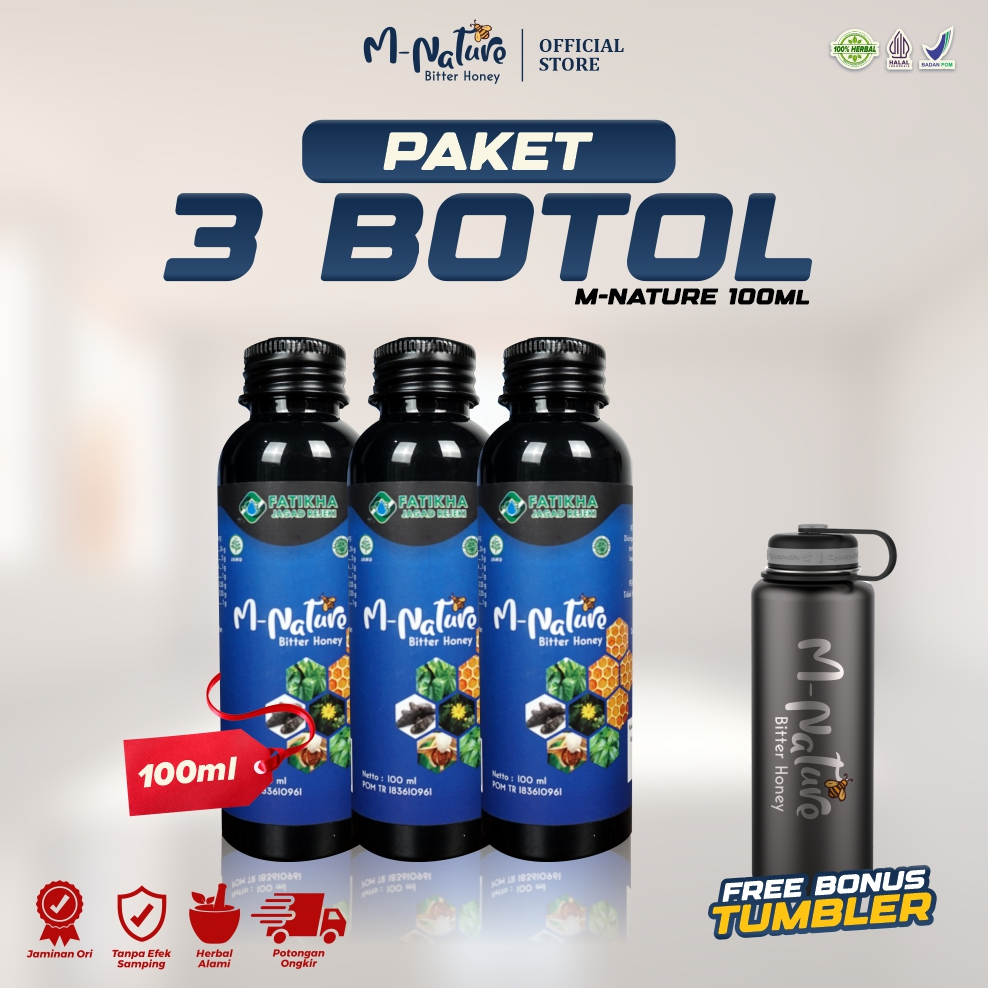 Jual M NATURE MADU PAHIT l MADU ASAM LAMBUNG l MADU HITAM l HERBAL ASAM ...