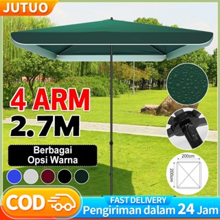 Jual JT 200 200cm Jualan Taman Double Layer Tenda Cafe Jualan Payung