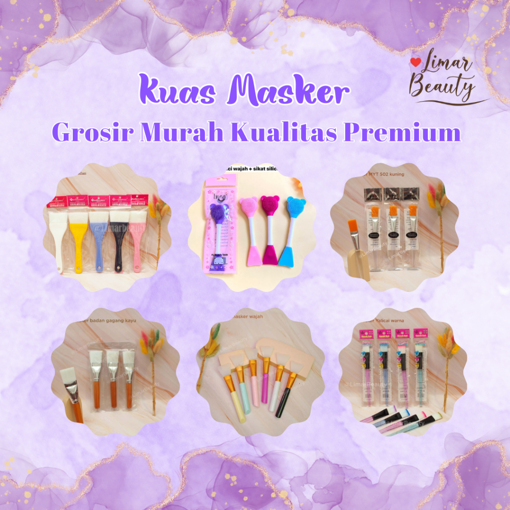 Jual GROSIR 1 LUSIN TERMURAH Kuas Masker Badan Lulur Kuas Masker Tubuh