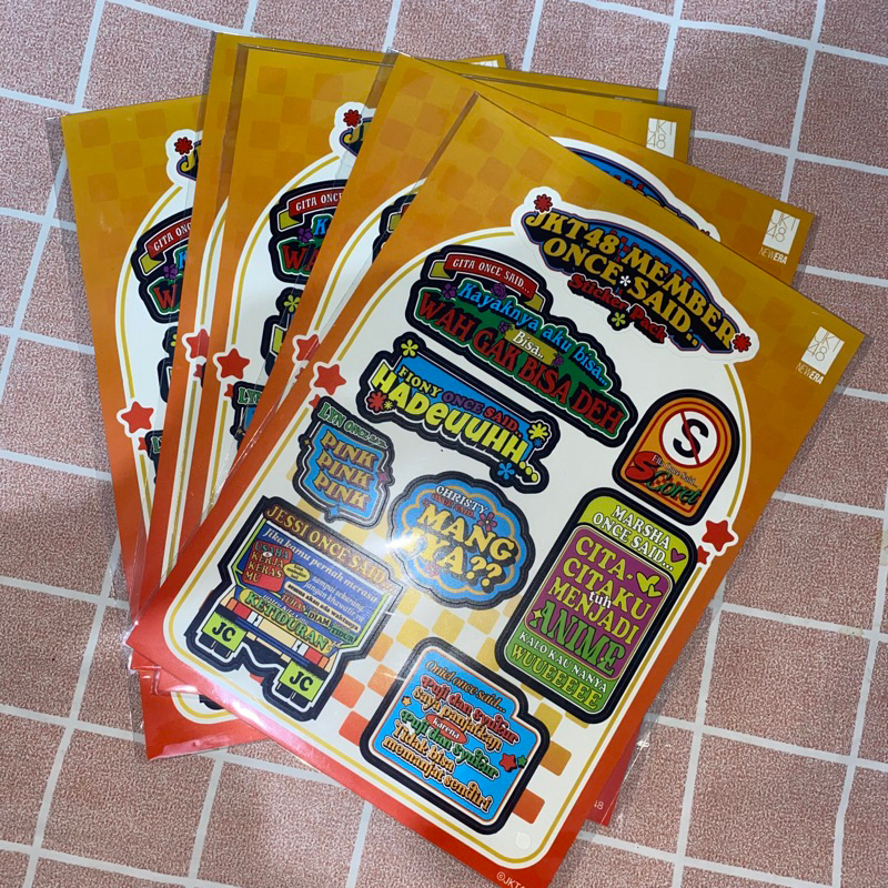 Jual Sticker JKT48 Wonderland | Shopee Indonesia