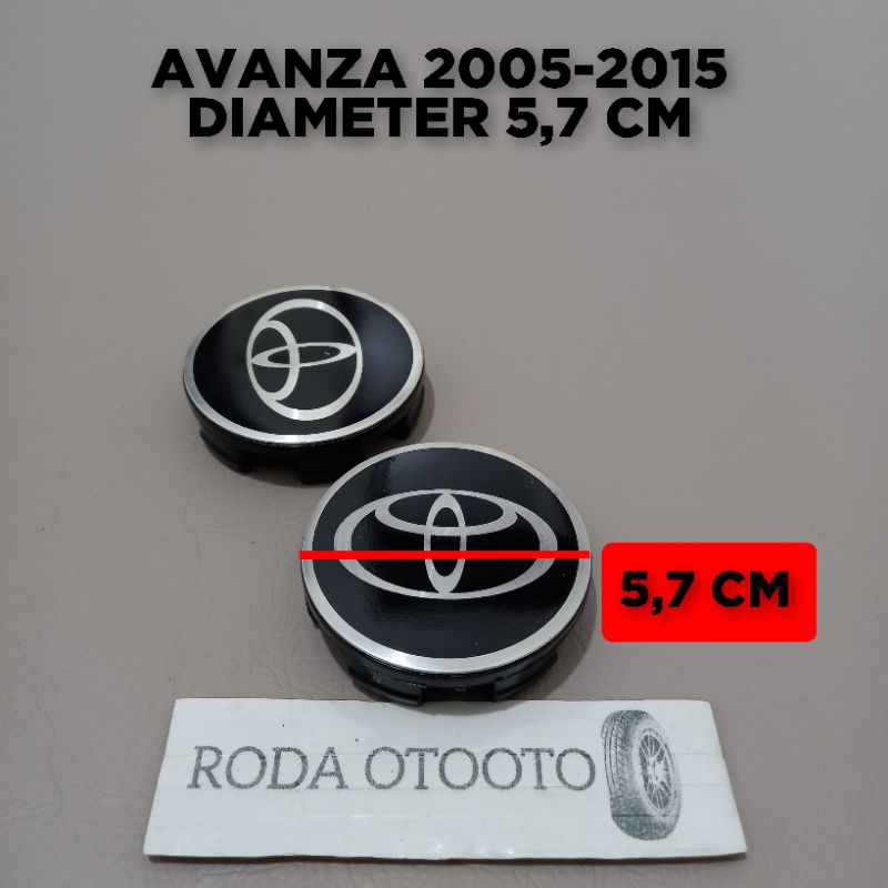 Jual Dop roda tutup velg mobil AVANZA 2005-2015 diameter 5,7 cm harga ...