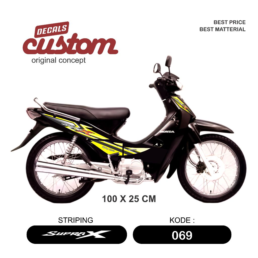 Jual stiker motor hoda supra lama banget striping supra 110 old decal ...