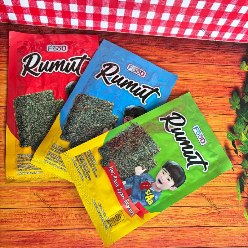 Jual Rumut Si Aa Snacks Rumput Laut Lembaran Nori Cemilan Seaweed ...