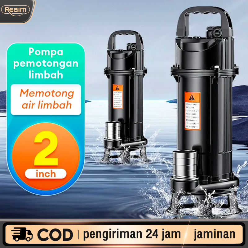 Jual Reaim Pompa Celup Air Kotor 1200Watt 2 inch stainless steel sewage ...