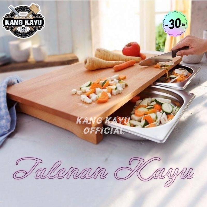 Jual Talenan Kayu woodcut berkualitas talenan kayu besar talenan ...