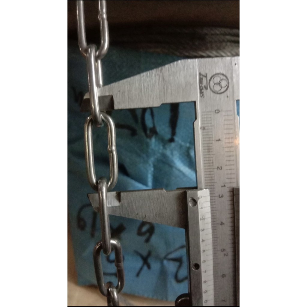 Jual Rantai STAINLESS STEEL 3mm 304 / Rantai kapal STAINLESS STEEL 3mm ...