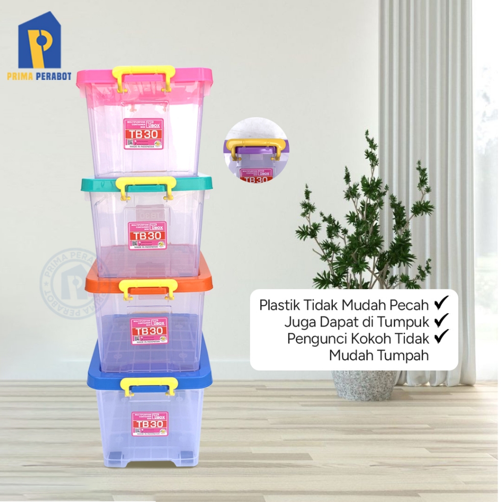 Jual Storage Box Organizer 30 Liter Kotak Penyimpanan Container Box ...