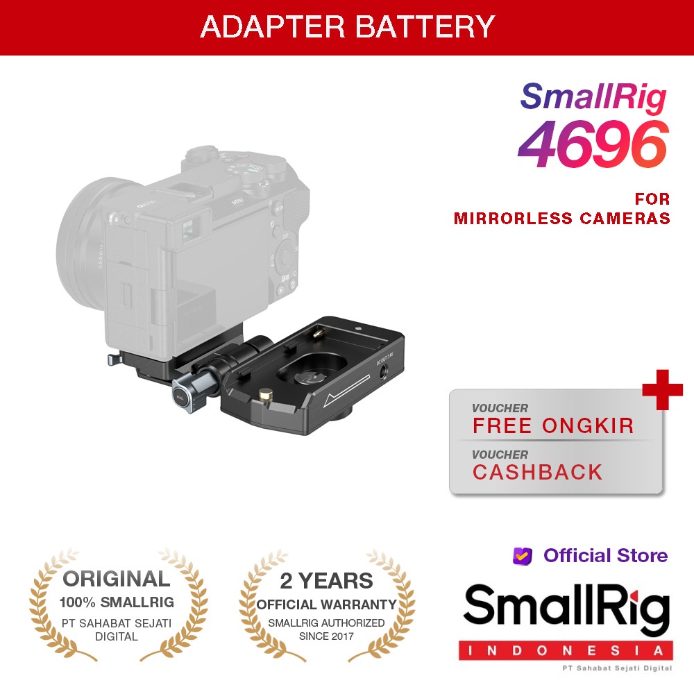 Jual SmallRig NP-F Battery Adapter Mount Plate Kit for Mirrorless ...