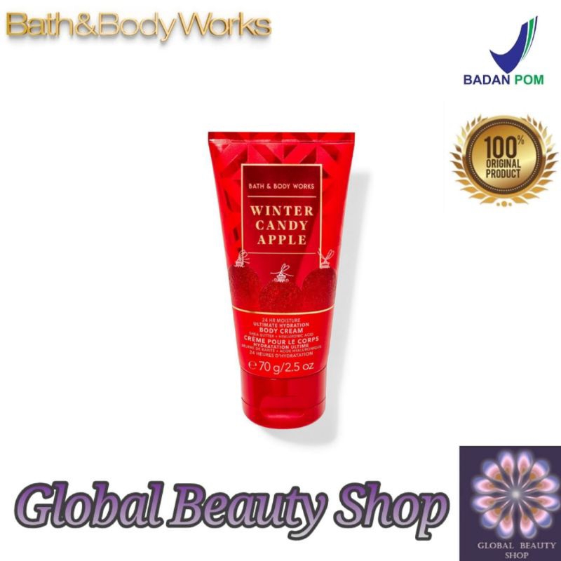 ⑥バスアンドボディワークスWINTER CANDY APPLEボディクリーム3本