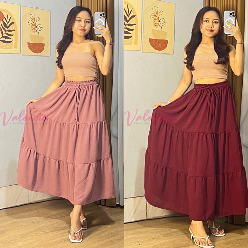 Jual ROK RAMPLE VISCOS | Shopee Indonesia