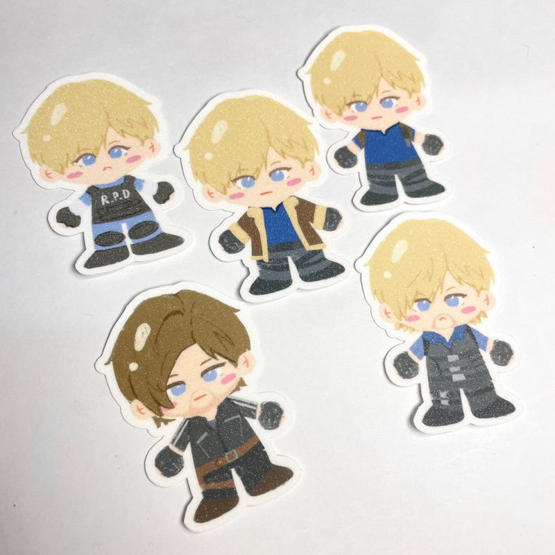 Jual Resident Evil Leon Cimol Stickers Min. 3pcs | by wanderyz | Shopee ...