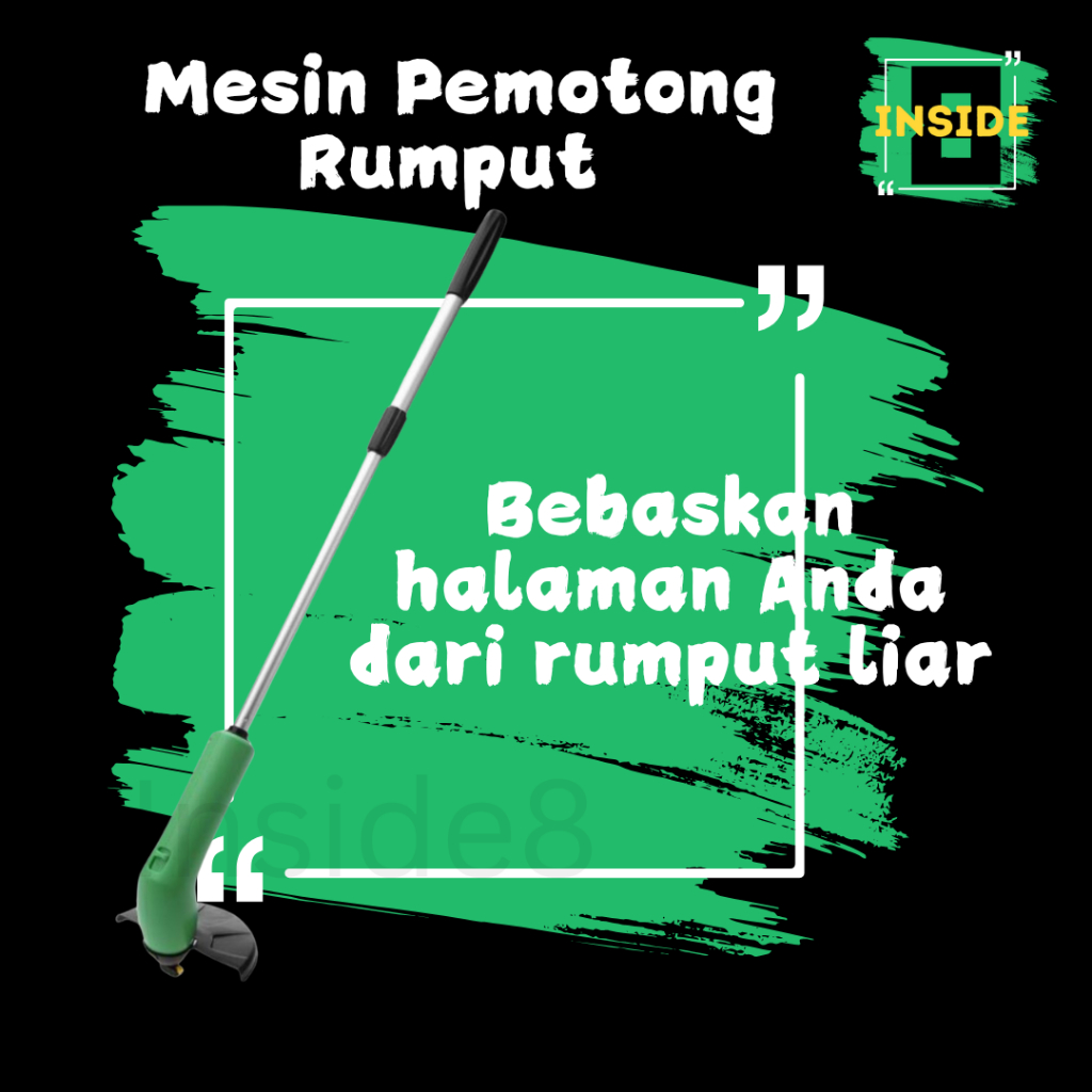 Jual Mesin Pemotong Rumput Portable Presisi Aman Pangkas Rumput Taman ...