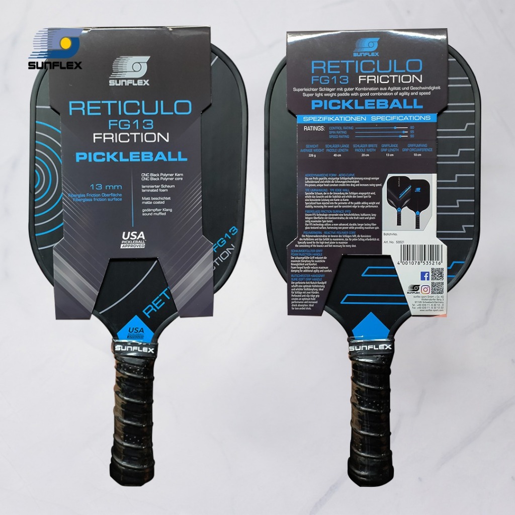 Jual Raket Bat Pickleball Paddle Racket Pickleball Sunflex Reticulo FG ...