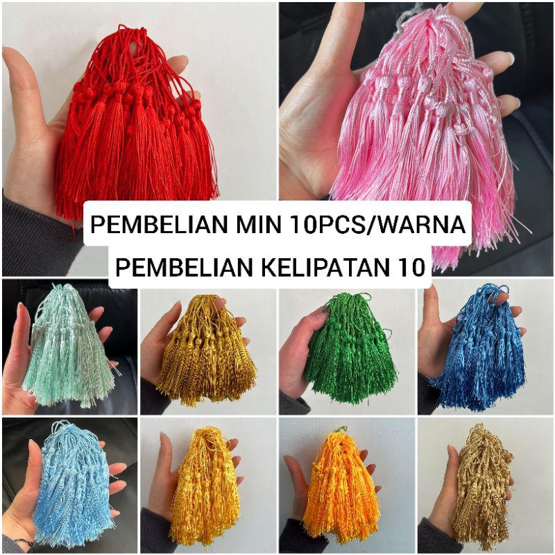 Jual Rumbai Tassel Tasel Gantungan Untuk Kepala Tasbih Souvenir Hampers ...
