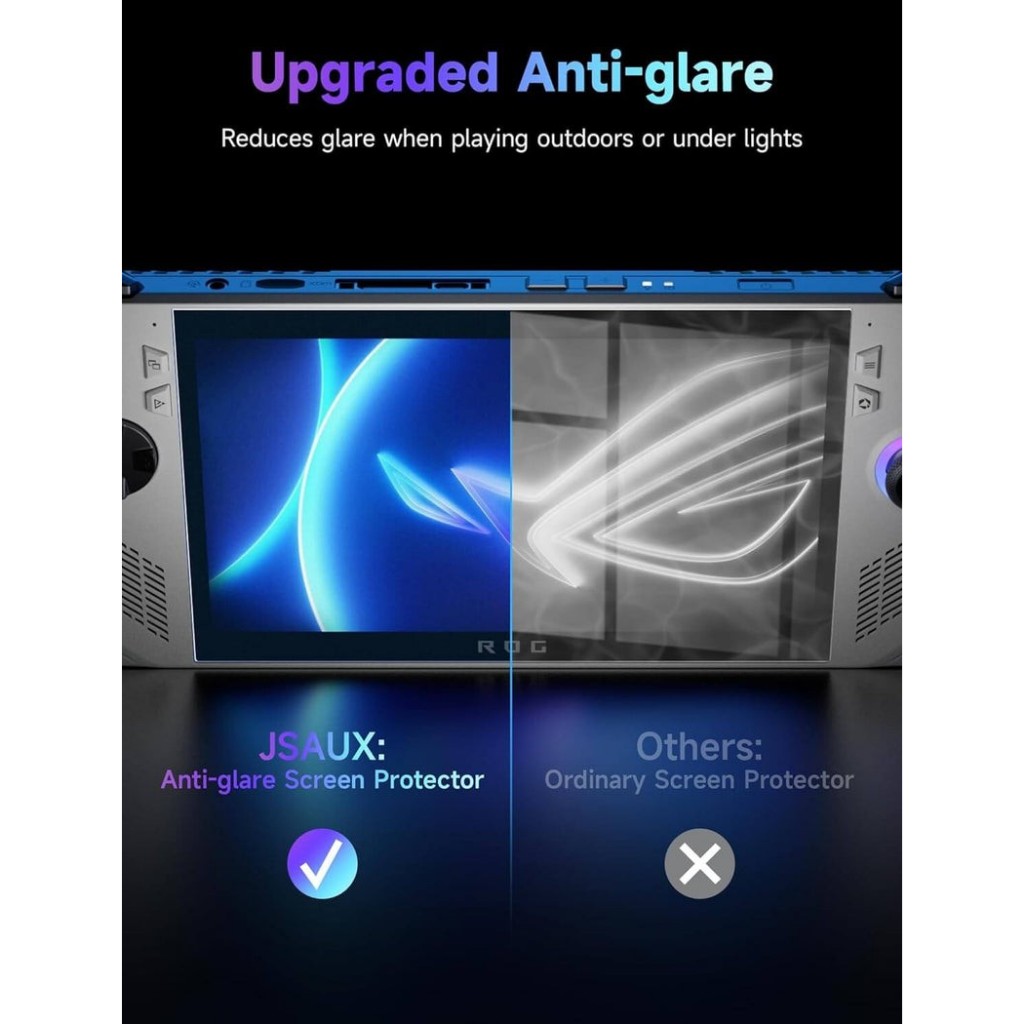 Jual JSAUX GP0113 ROG Ally Anti Glare Tempered Glass 2 Pack With ...