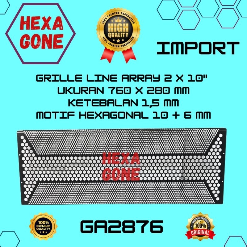 Jual Grille ram speaker line array 2x10