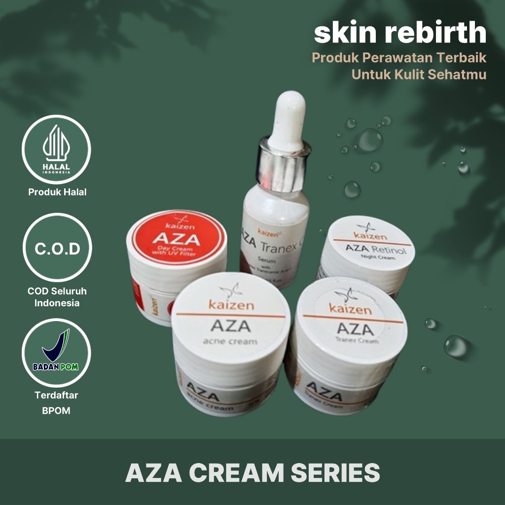 Jual KAIZEN SKIN Azalike Aza Cream Series Dengan Formula Klinik Untuk ...