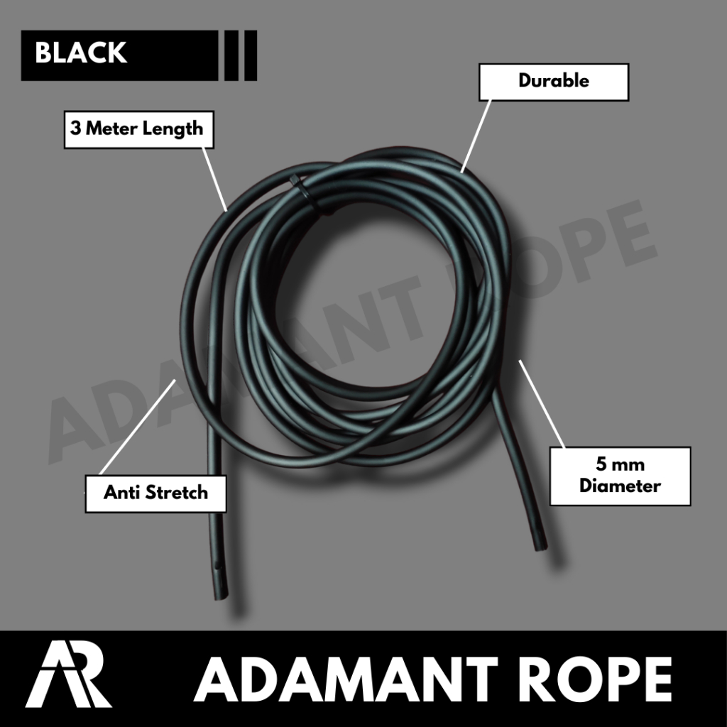 Jual [ADAMANT ROPE] PVC ROPE 3M 5mm Tali PVC Lompat Tali Skipping Rope ...