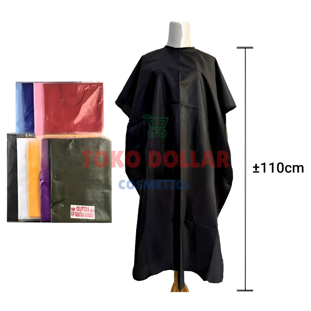 Jual Queen Cape Kip Jubah Kain Warna GUNTING Potong RAMBUT Barber Salon ...
