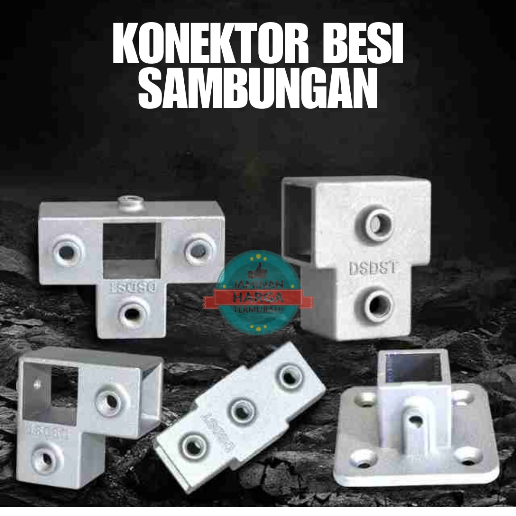 Jual Konektor Sambungan BESAR 3MM Rak Besi Alumunium Square | Shopee ...
