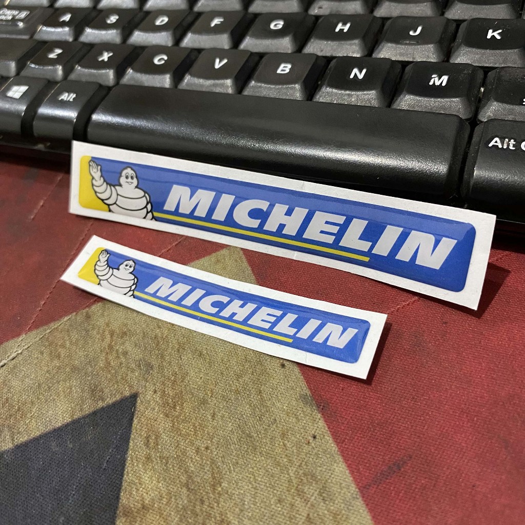 Jual Sticker Timbul Resin Michelin Panjang Stiker Logo Lycal 3D Kecil ...