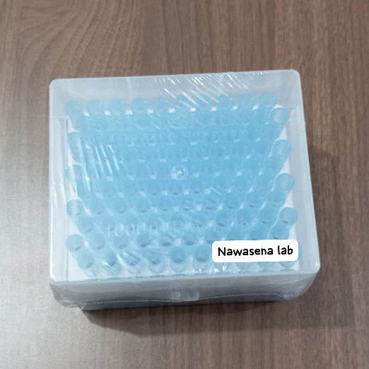 Jual Pipette Tips 1000 uL Sterile Blue Tips Rack Pack Biologix | Shopee ...