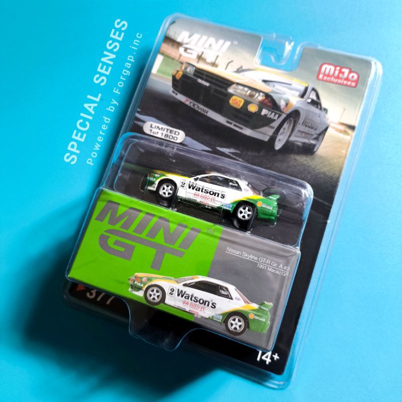 Jual Mini GT 377 Nissan Skyline GT R R32 Gr A 2 1991 Macau GP | Shopee ...