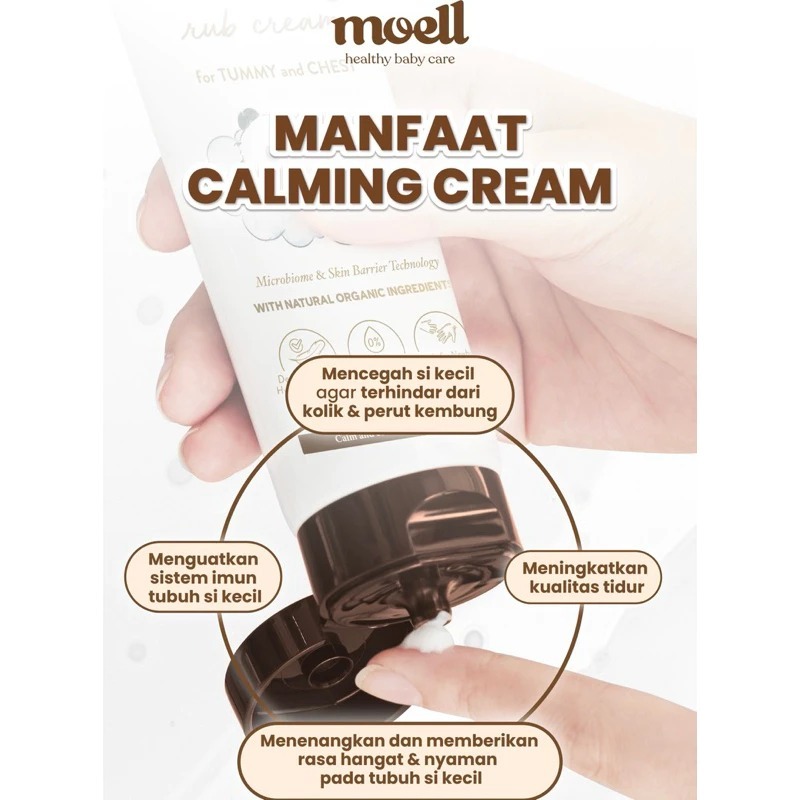 Jual Moell Soothing & Calming Rub Cream 50gr | Shopee Indonesia
