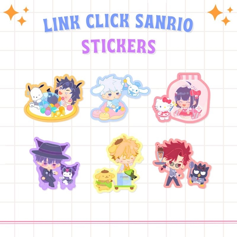 Jual STICKER LINK CLICK X SANRIO COLLAB | BRIDON ARC CHIBI SHIGUANG ...