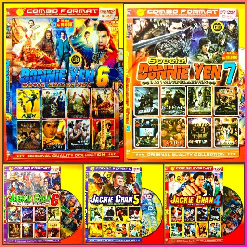 Jual Kaset Film Mandarin Koleksi Kumpulan Jackie Chan - Donnie Yen ...